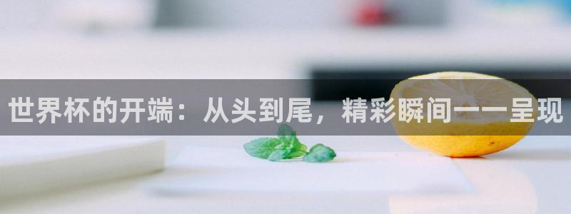 足球比分直播世界杯：世界杯的开端：从头到尾，精彩瞬间一一呈现