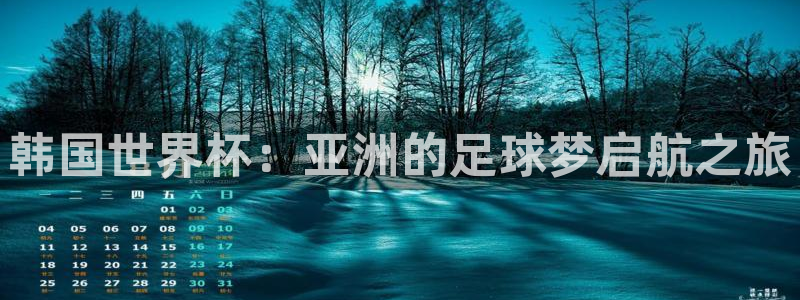 2026男足世界杯：韩国世界杯：亚洲的足球梦启航之旅